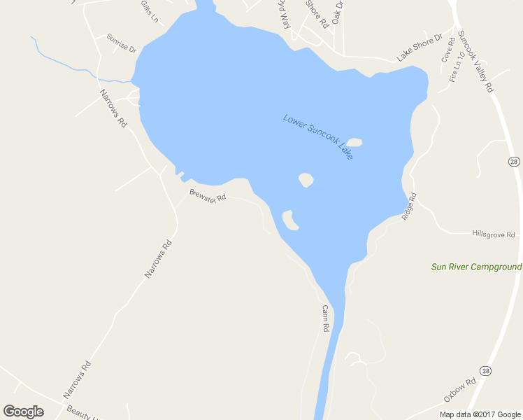 map of restaurants, bars, coffee shops, grocery stores, and more near 76 Brewster Road in Barnstead