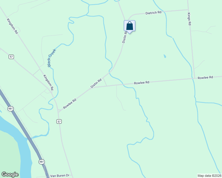 map of restaurants, bars, coffee shops, grocery stores, and more near 799 Rowlee Road in Fulton