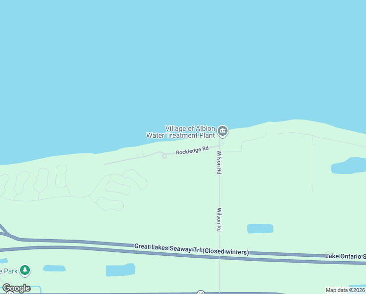 map of restaurants, bars, coffee shops, grocery stores, and more near 13975 Wilson Road in Waterport