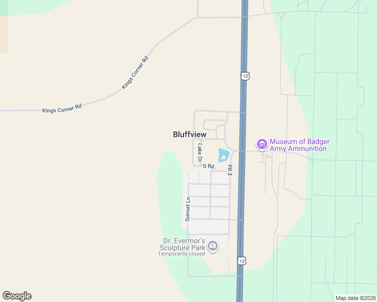 map of restaurants, bars, coffee shops, grocery stores, and more near S7467 Western Avenue in North Freedom