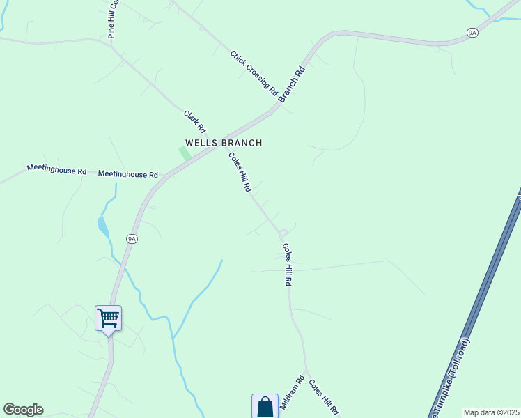 map of restaurants, bars, coffee shops, grocery stores, and more near 1027 Coles Hill Road in Wells