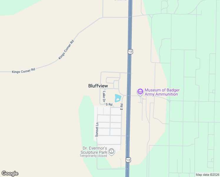 map of restaurants, bars, coffee shops, grocery stores, and more near Center Road in North Freedom