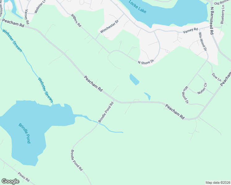 map of restaurants, bars, coffee shops, grocery stores, and more near 298 Peacham Road in Barnstead