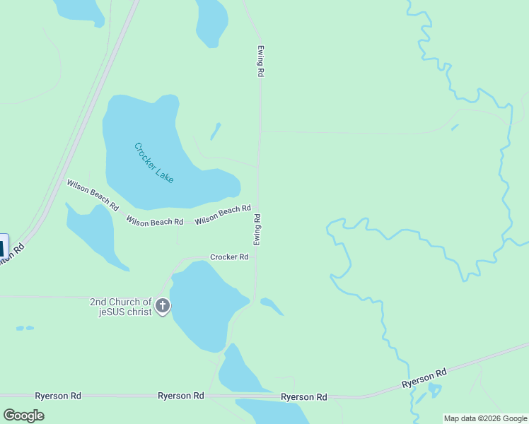 map of restaurants, bars, coffee shops, grocery stores, and more near 6410 Ewing Road in Twin Lake