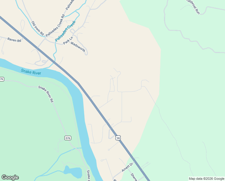 map of restaurants, bars, coffee shops, grocery stores, and more near 120 Palisades Park Road in Irwin