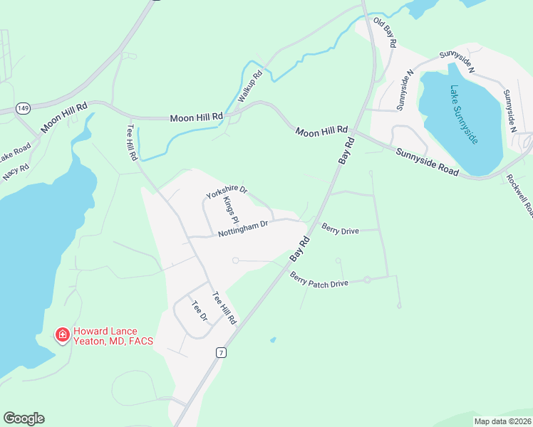 map of restaurants, bars, coffee shops, grocery stores, and more near 59 Nottingham Dr in Queensbury