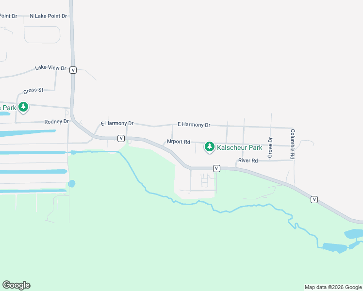 map of restaurants, bars, coffee shops, grocery stores, and more near 2632 County Road V in Lodi
