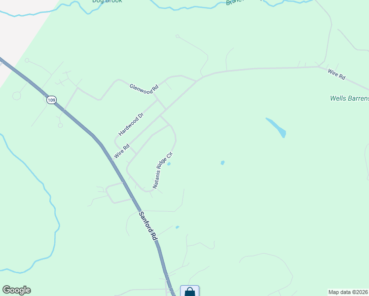 map of restaurants, bars, coffee shops, grocery stores, and more near 78 Natanis Ridge Circle in Wells