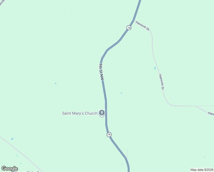 map of restaurants, bars, coffee shops, grocery stores, and more near 2105 Iowa 76 in Waukon