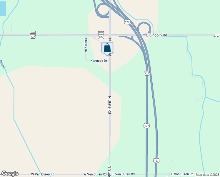 map of restaurants, bars, coffee shops, grocery stores, and more near 5509 North State Road in Alma