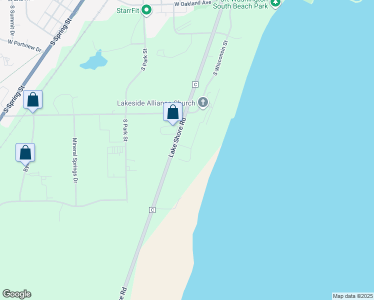 map of restaurants, bars, coffee shops, grocery stores, and more near 2651 County C in Grafton