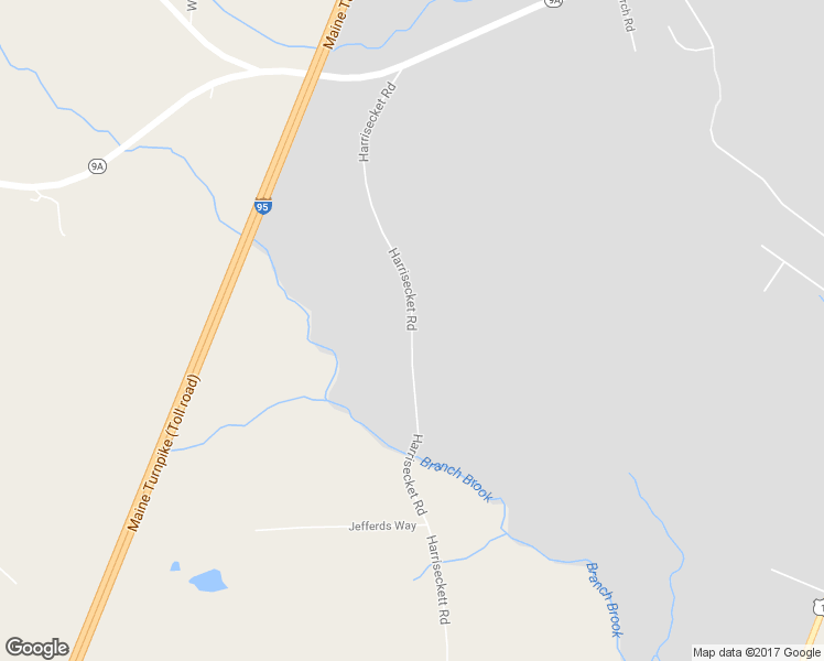 map of restaurants, bars, coffee shops, grocery stores, and more near Harrisecket Rd in Wells