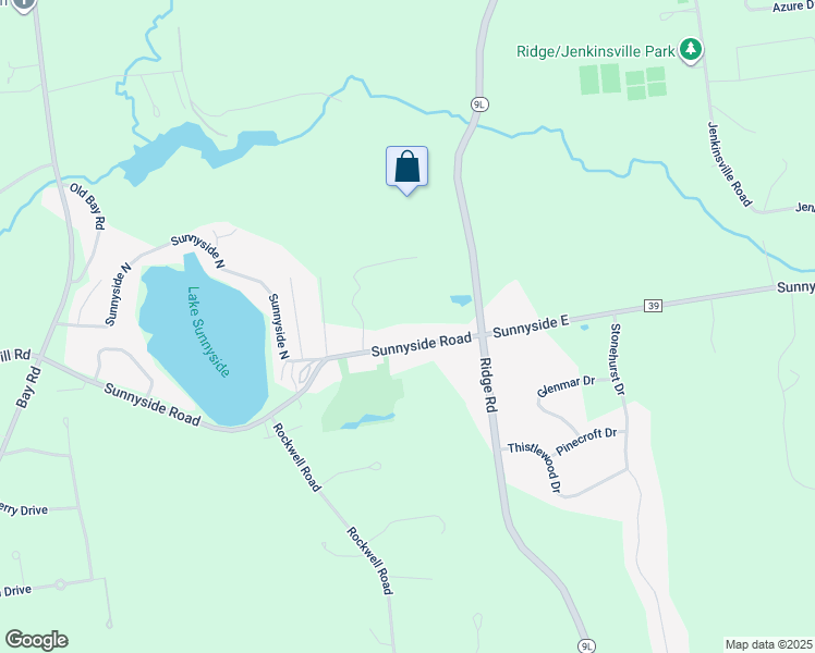 map of restaurants, bars, coffee shops, grocery stores, and more near 175 Sunnyside Road in Warren County