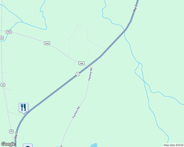 map of restaurants, bars, coffee shops, grocery stores, and more near 186 Factory Road in Fulton