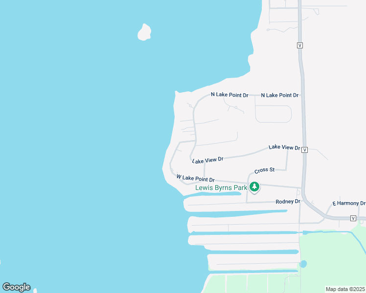 map of restaurants, bars, coffee shops, grocery stores, and more near N2775 North Lake Point Drive in Lodi