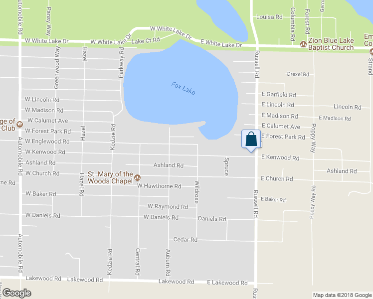 map of restaurants, bars, coffee shops, grocery stores, and more near 41 West Englewood Avenue in Twin Lake