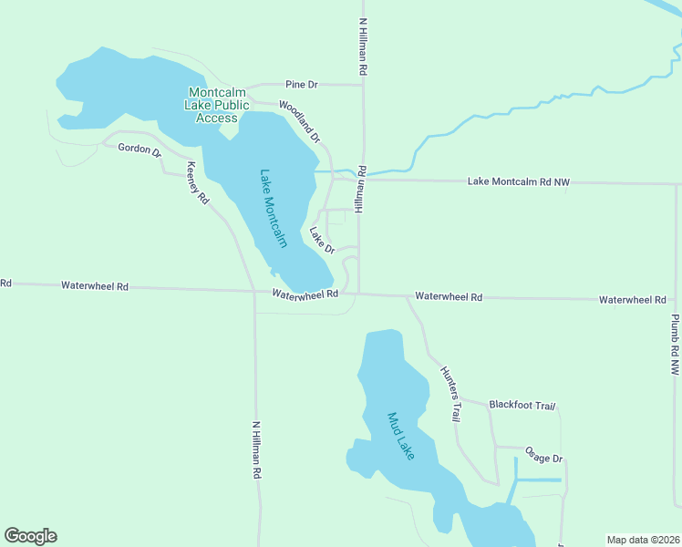 map of restaurants, bars, coffee shops, grocery stores, and more near 331 Lake Drive in Six Lakes