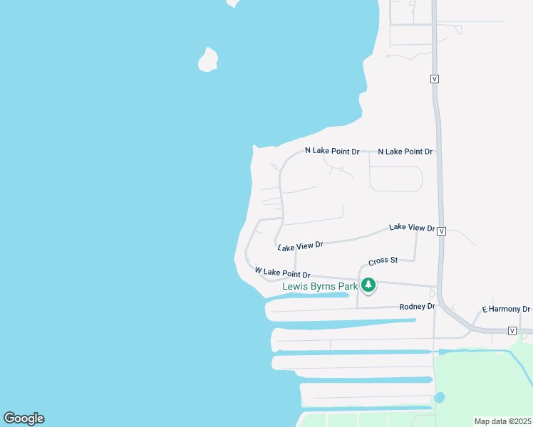 map of restaurants, bars, coffee shops, grocery stores, and more near N2775 N Lake Point Dr in Lodi