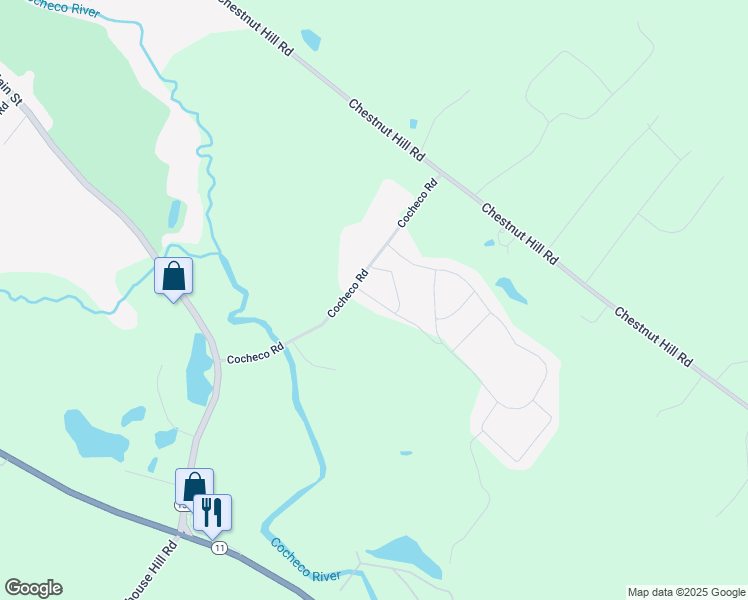 map of restaurants, bars, coffee shops, grocery stores, and more near Peaceful Pine in Farmington