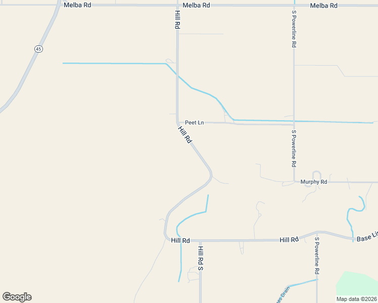 map of restaurants, bars, coffee shops, grocery stores, and more near 331 Hill Road in Melba