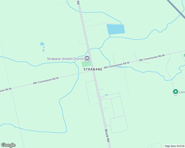 map of restaurants, bars, coffee shops, grocery stores, and more near 1554 Brock Road in Hamilton