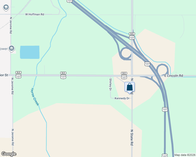 map of restaurants, bars, coffee shops, grocery stores, and more near 245 West Lincoln Road in Alma
