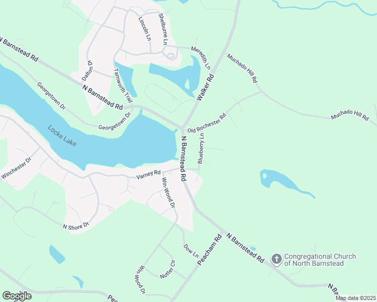 map of restaurants, bars, coffee shops, grocery stores, and more near 358 North Barnstead Road in Barnstead