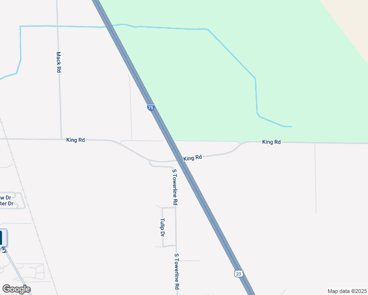 map of restaurants, bars, coffee shops, grocery stores, and more near 4050 Old King Road in Saginaw
