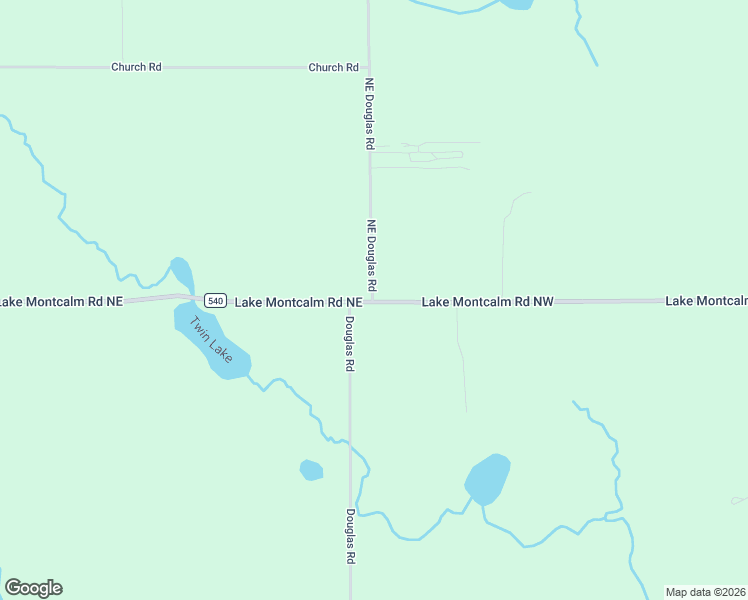map of restaurants, bars, coffee shops, grocery stores, and more near 5370-5998 Douglas Road in Vestaburg
