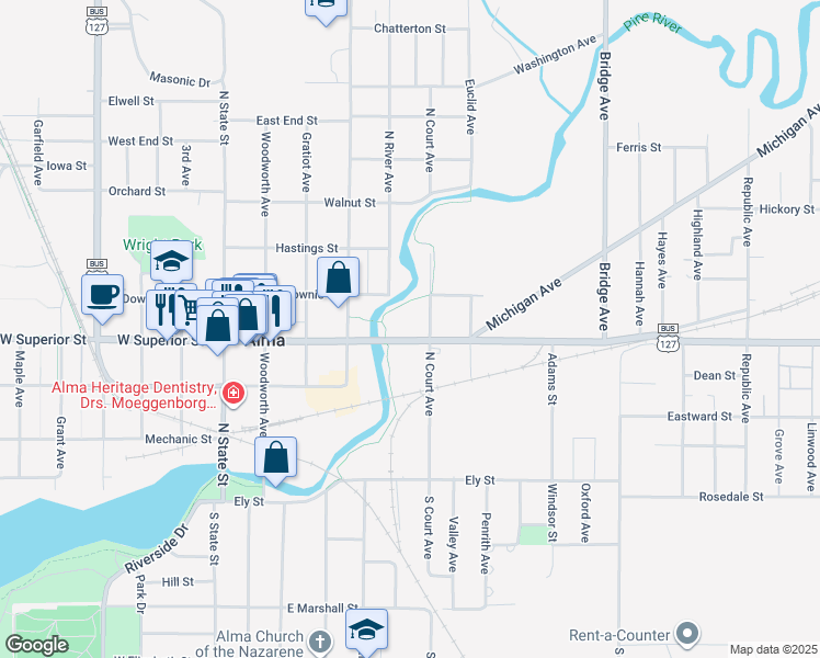 525 East Superior Street, Alma MI Walk Score