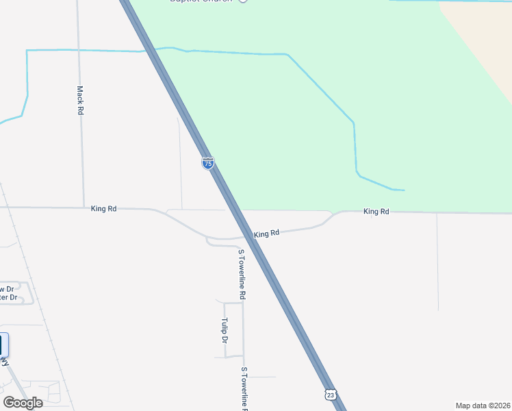 map of restaurants, bars, coffee shops, grocery stores, and more near 4107 Old King Road in Saginaw