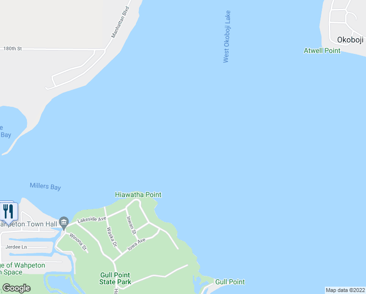 map of restaurants, bars, coffee shops, grocery stores, and more near 2300 Lakeside Avenue in Milford