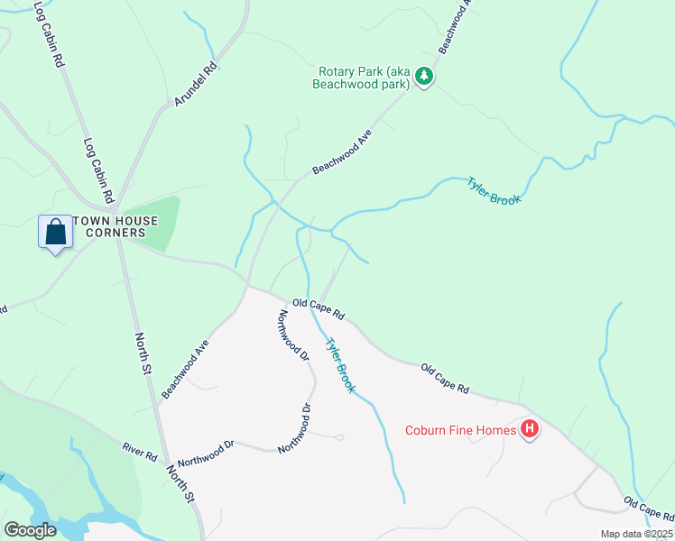 map of restaurants, bars, coffee shops, grocery stores, and more near 11 Sand Dollar Lane in Kennebunkport