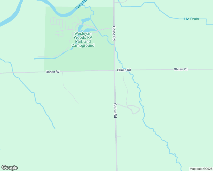 map of restaurants, bars, coffee shops, grocery stores, and more near 4560 Caine Road in Vassar