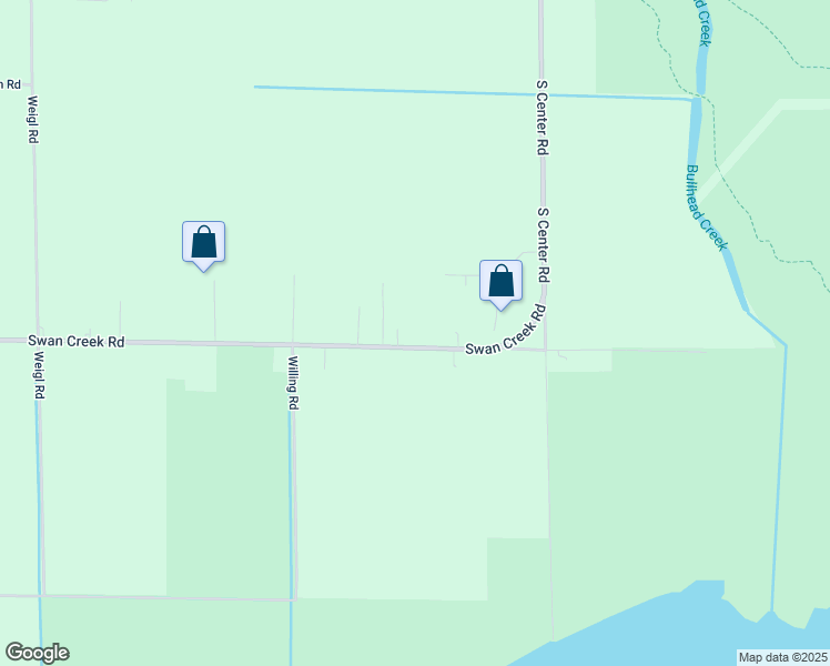 map of restaurants, bars, coffee shops, grocery stores, and more near 5250 Swan Creek Road in Saginaw