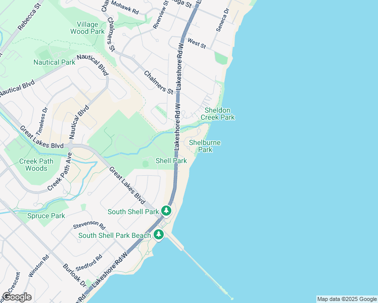 map of restaurants, bars, coffee shops, grocery stores, and more near 3291 Shelburne Place in Oakville