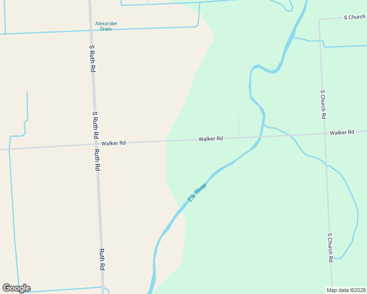 map of restaurants, bars, coffee shops, grocery stores, and more near 2664 Walker Road in Carsonville