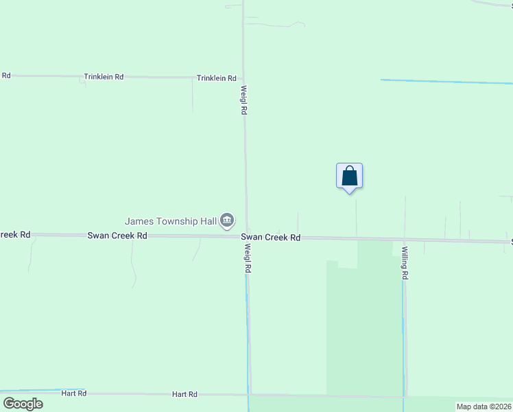 map of restaurants, bars, coffee shops, grocery stores, and more near 2895 Weigl Road in Saginaw