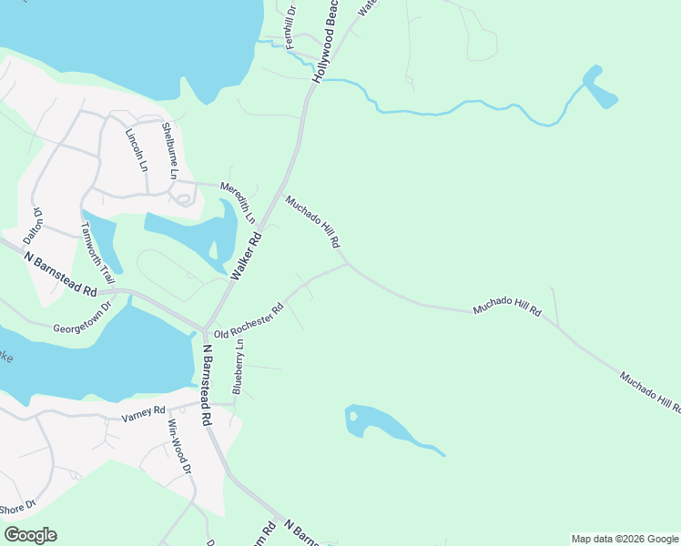 map of restaurants, bars, coffee shops, grocery stores, and more near 75 Old Rochester Road in Barnstead