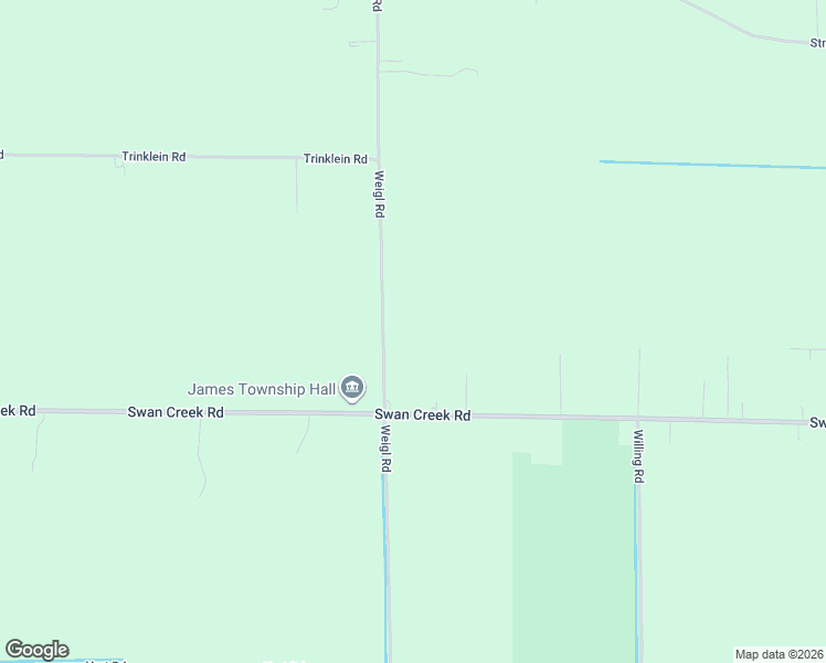 map of restaurants, bars, coffee shops, grocery stores, and more near 2895 Weigl Road in Saginaw