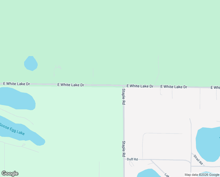 map of restaurants, bars, coffee shops, grocery stores, and more near 1726 East White Lake Drive in Twin Lake