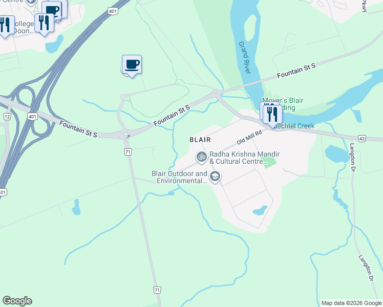 map of restaurants, bars, coffee shops, grocery stores, and more near 66 Old Mill Road in Cambridge