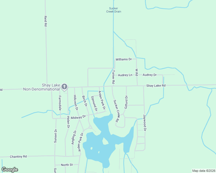 map of restaurants, bars, coffee shops, grocery stores, and more near 4495 Shay Lake Road in Silverwood