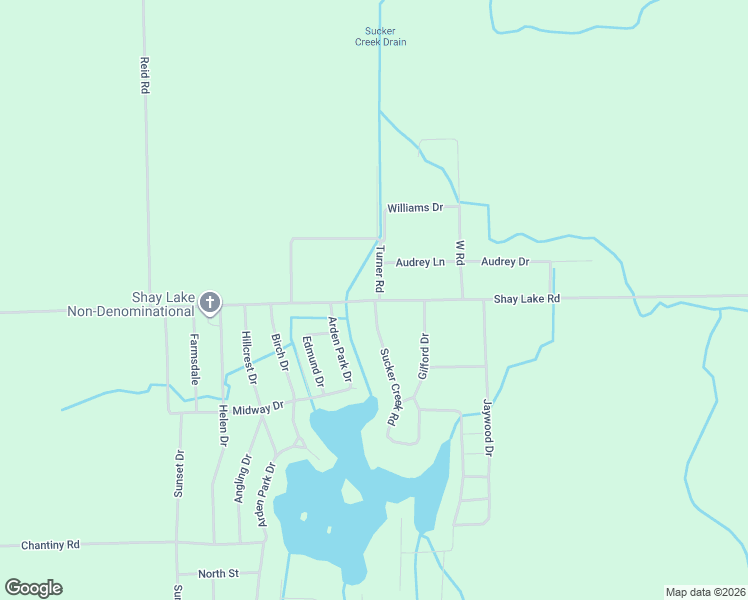 map of restaurants, bars, coffee shops, grocery stores, and more near 4495 Shay Lake Road in Silverwood