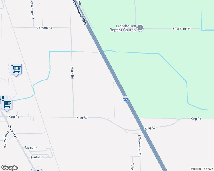 map of restaurants, bars, coffee shops, grocery stores, and more near 3800 Clutier Road in Saginaw