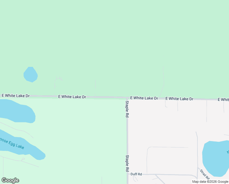 map of restaurants, bars, coffee shops, grocery stores, and more near 1726 East White Lake Drive in Twin Lake
