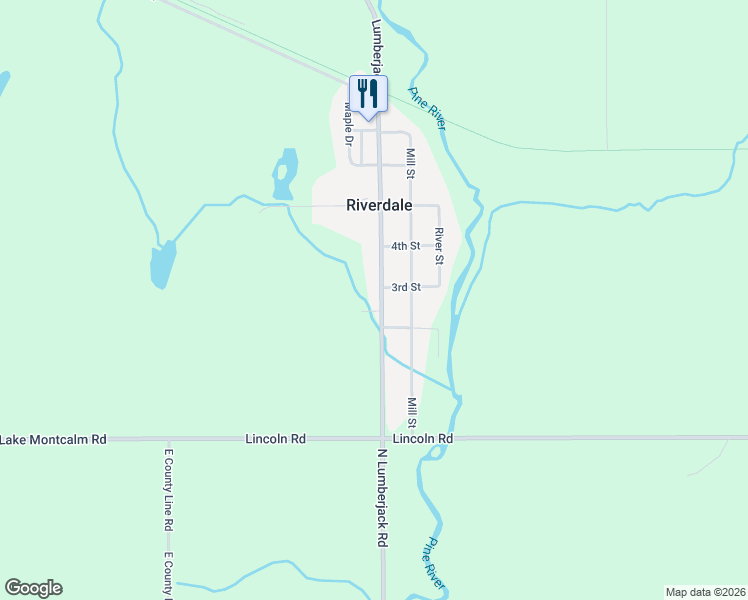 map of restaurants, bars, coffee shops, grocery stores, and more near 11420 2nd Street in Riverdale