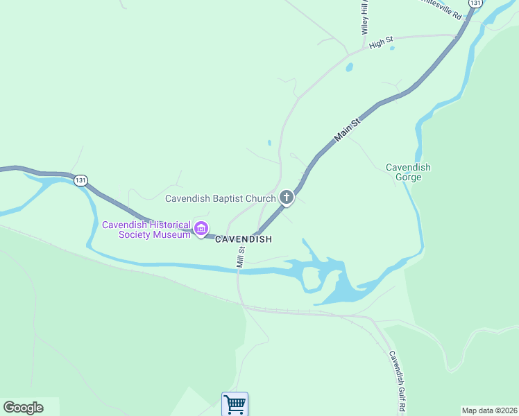 map of restaurants, bars, coffee shops, grocery stores, and more near 37 High Street in Cavendish