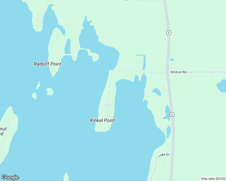 map of restaurants, bars, coffee shops, grocery stores, and more near N5221 Wildcat Road in Iron Ridge
