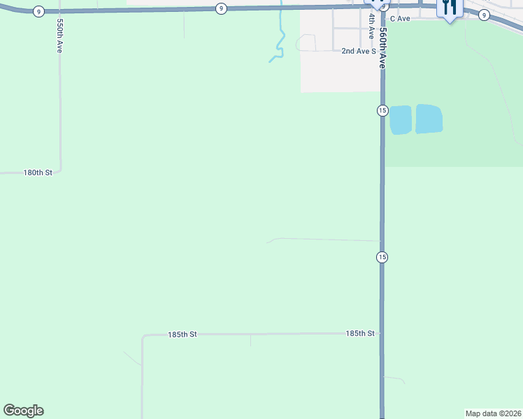 map of restaurants, bars, coffee shops, grocery stores, and more near 1831 Iowa 15 in Armstrong
